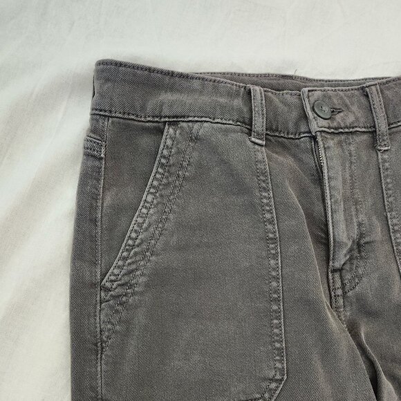 AE Dreamy Drape Stretch Super High-Waisted Baggy Wide-Leg Pant - 0 Short - Picture 5 of 15